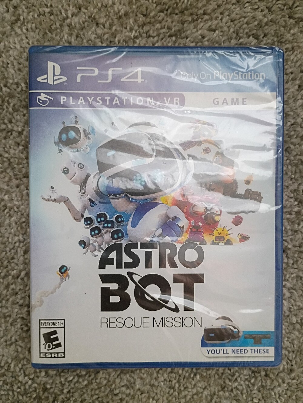 New Sealed Astro Bot Rescue Mission PS4 VR Game